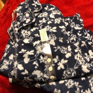 Charter club fleece pajamas 2 piece set